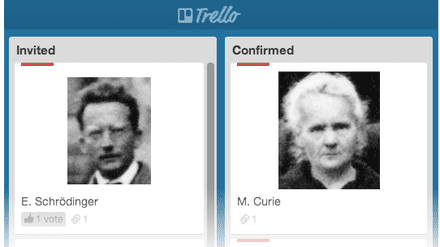 Sample trello cards